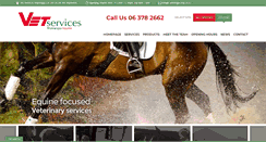 Desktop Screenshot of horsevet.co.nz